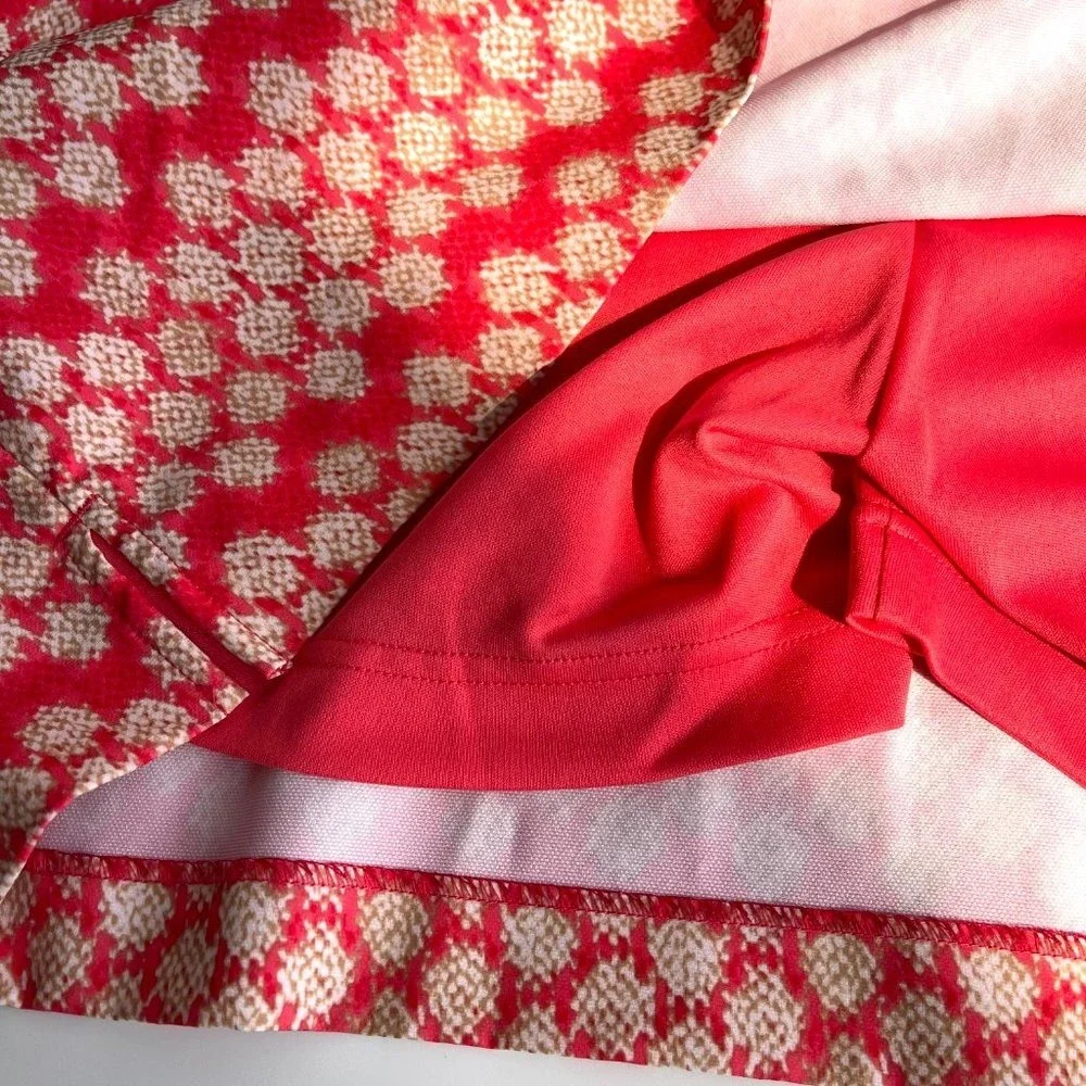 EP‎ Pro Women's Golf Skort in Coral and Tan SZ 10 - Picture 7 of 10